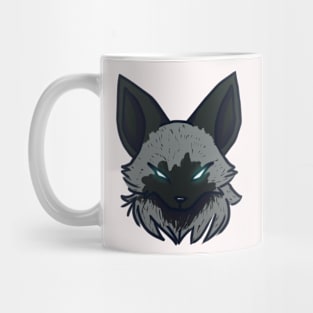 Fox Face (Black) Mug